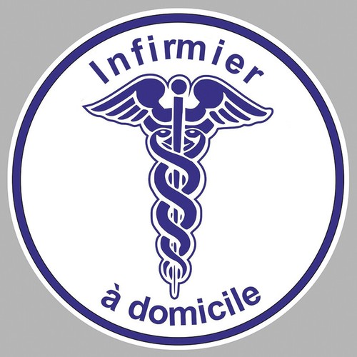 Infirmier domicile caducee - a,