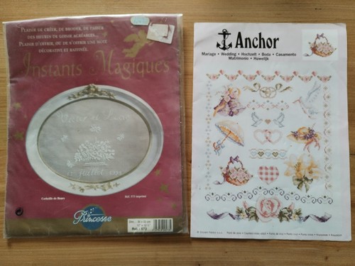 Superbe kit broderie - broderie, mariage