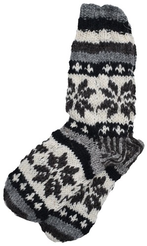 Hand knitted laine polaire - hand,