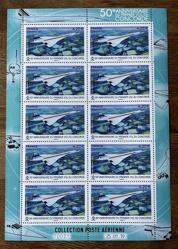 France feuille poste - feuille, aÉrienne
