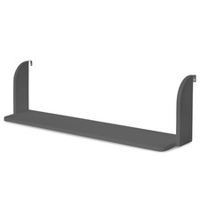 Étagère suspendue Bois Gris Bibliothèque pour Lit mezzanine Moderne Homestyle4u