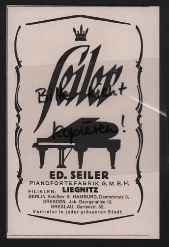 Liegnitz advertising 1925 - liegnitz,,