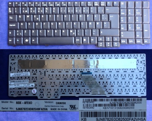 Clavier qwerty danois - danois, acer