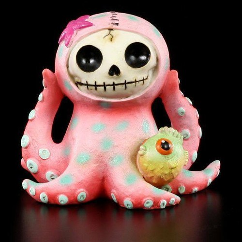 Figurine furry bones octopee - figurine,