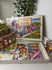 Jeu de Société MB Jeux Disney "EN VOITURE" - Donald et Mickey - Vintage