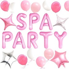 LaVenty spa decoration fête ballons cosmétiques accessoires thème filles lune...