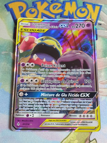 Carte pokemon grotadmorv - carte,