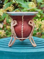 ANCIEN POT CALEBASSE À MATÉ