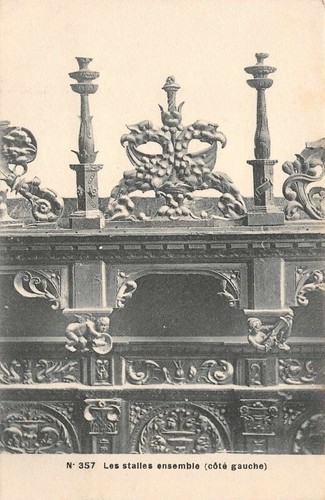 Les stalles ensemble côté - les,