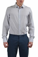 Valentino Men's Multi-Color Striped Dress Shirt US 15.75 16.5 17.5