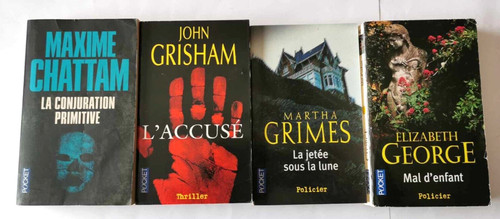 Lot livres policier thriller - lot,