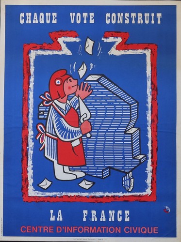 Affiche originale chaque vote - affiche,