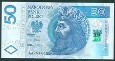 POLOGNE NOUVEAUX BILLETS 50