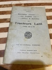 14/18 WW1 Tracteurs LATIL TYPE