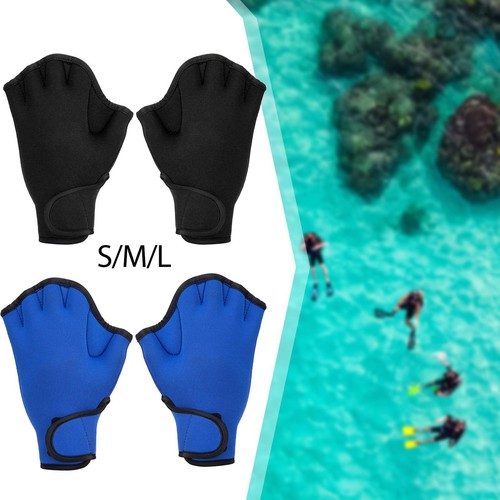 Gants natation palmés - de,