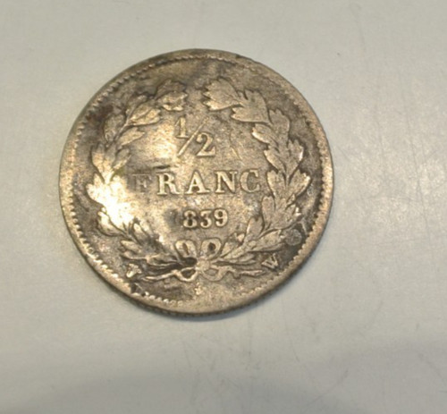 Franc argent louis - 1/,
