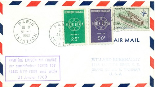 France 1960 ffc first flight - france,