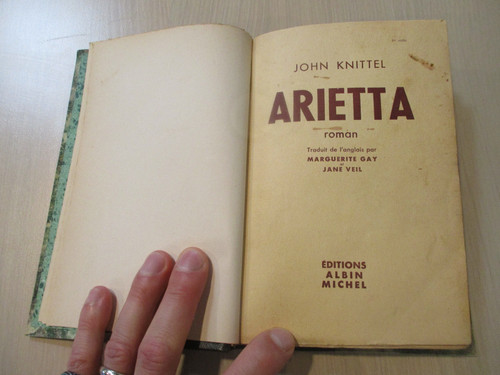 Arietta john knittel - arietta,