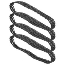  4 Pcs Model Tracks Rubber Chenilles Pour Robot Tank Jouet Telecommande