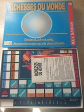Jeu De Société: RICHESSES DU MONDE. Nathan. Complet