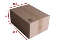 10 boîtes emballages cartons  n° 36   - 305x215x140 mm - simple cannelure