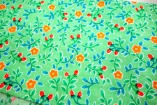 RUBAN chouchou vert fleurs liberty exclusif Gina Diwan French HAIR ruban ! 