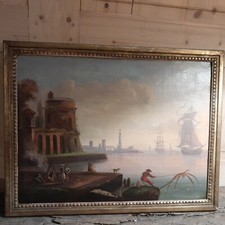 Peinture marine xviiieme - marine,