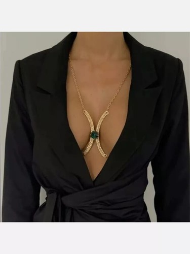 Collier long pour seins - collier,