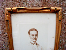 Cadre Montparnasse ancien bois