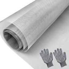 Grille Métallique Fine 40 x 200cm Maille en Acier Inoxydable 304 Grillage Mét...