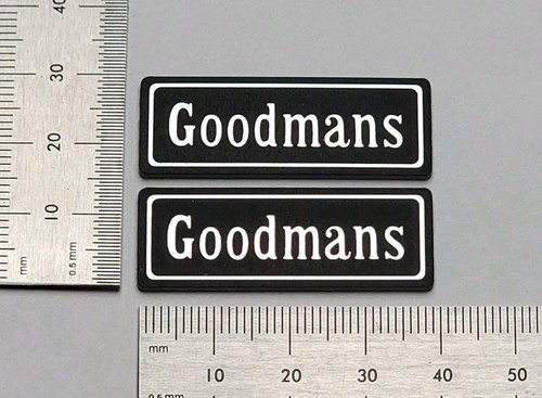 Goodmans speaker badge logo - goodmans,
