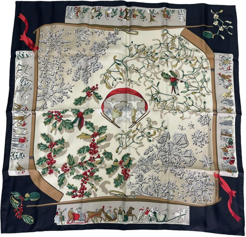 Hermes scarf carre neige - hermes,