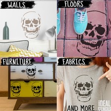 Tête de Mort Pochoir