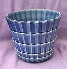 Cache-pot ancien en grès bleu Saint-Clément 12 cm