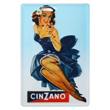 Plaque métal publicitaire