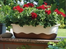 Bacs à Fleurs Balconnière Mareta Avec Indicateur de Niveau D'Eau Kastenhaken