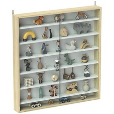 HOMCOM Vitrine 80x9.5x83cm