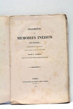 LIVRE RARE AUBINEAU MEMOIRES
