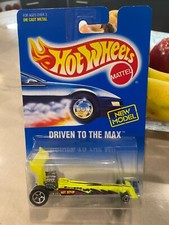 Hot Wheels Milieu Années 1990 Mainline #245 Poussé À Fond Dragster Jaune 5sp