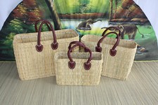 Panier en Osier Souple - 3 tailles - Petit sac & Grand cabas XXL - Pour courses,