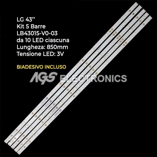 Kit barres strip tv led - barres, 10