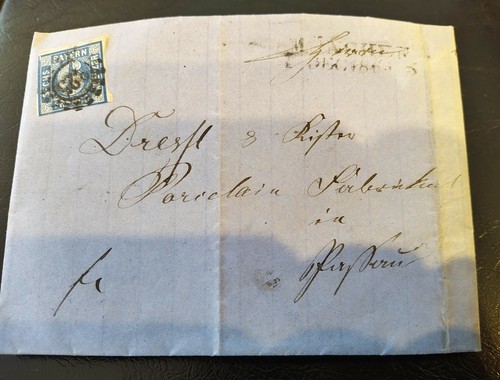 Lettre croiseur bavière kr - croiseur,