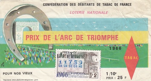 Billet loterie pour - loterie,