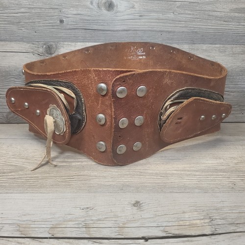 Vtg Buco Brown Leather