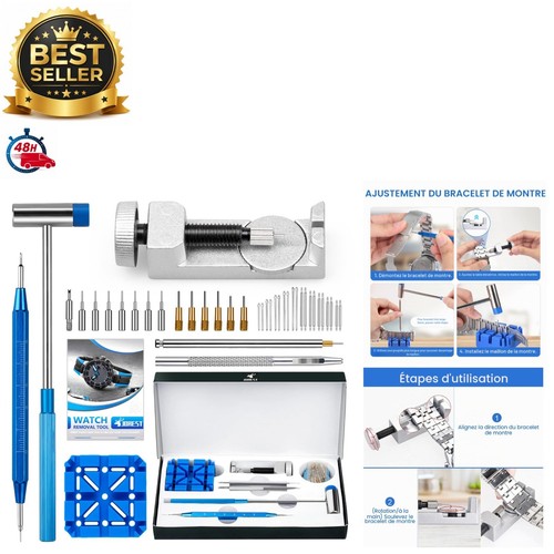 Kit chasse goupilles montre - kit,
