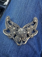 Rare Ancienne Boucle Ceinture Art Nouveau Années 1900 Début XX è Moderne Style 