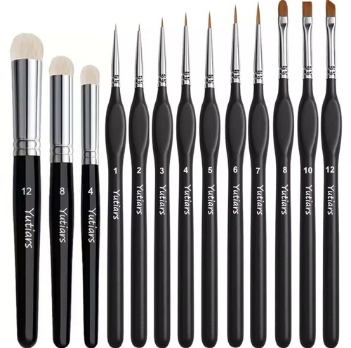 Pinceaux peinture miniature - peinture,