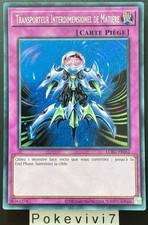 Carte YU-GI-OH! TRANSPORTEUR INTERDIMENSIONEL DE MAT LCKC-FR052 Secret Rare NEUF
