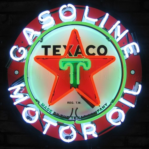 Texaco star neon - star, sign