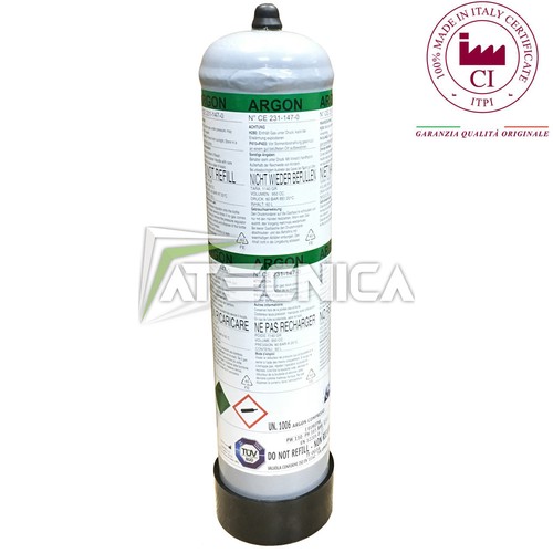 Bouteille gaz argon - de, litre